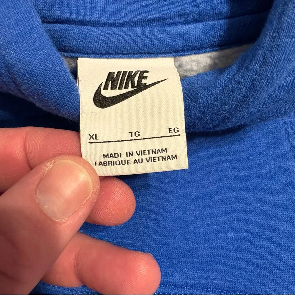 Nike Kids Royal Blue Hoodie with Black Joggers - Picture 12 of 14